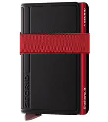  Secrid Bandwallet Compact Wallet - Black / Red (Sheltersuit Foundation Limited Edition)