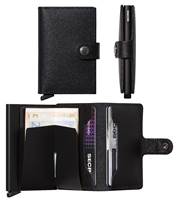 Secrid Compact Wallet - Miniwallet - Black Crisple