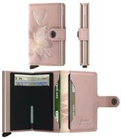 Secrid Miniwallet Compact Wallet - Magnolia Rose Stitch