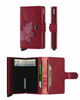 Secrid Miniwallet - Compact Wallet - Magnolia Rosso Stitch