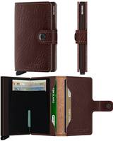 Secrid Miniwallet Compact Travel Wallet - Veg Tanned - Espresso Brown