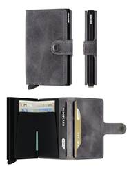 Secrid : Miniwallet - Compact Wallet - Vintage Grey Black 