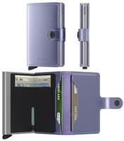 Secrid Miniwallet Metallic - Compact Wallet - Lila