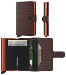 Secrid Miniwallet Optical - Compact Wallet - Brown / Orange