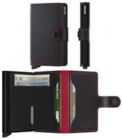 Secrid Miniwallet Perforated - Compact Wallet - Black / Red