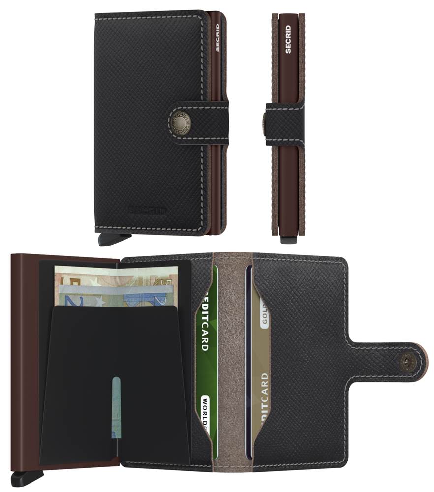 Secrid Miniwallet Compact RFID Wallet - Vintage, Saffiano and Leo ...