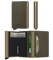 Secrid Slimwallet - Compact Wallet - Saffiano Olive 