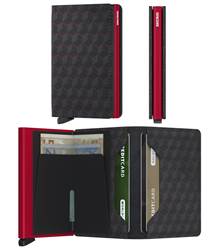 Secrid Slimwallet Optical - Compact Wallet - Black / Red
