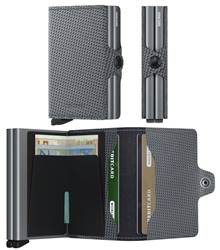Secrid Twinwallet Compact Wallet - Carbon - Cool Grey