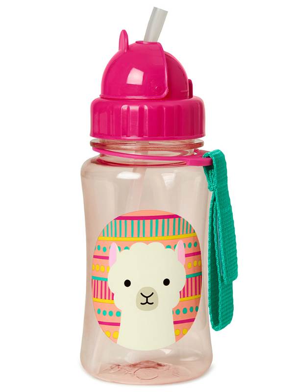 Pug Zoo Straw Bottle Skip Hop Toddler Sippy Cup with Straw 