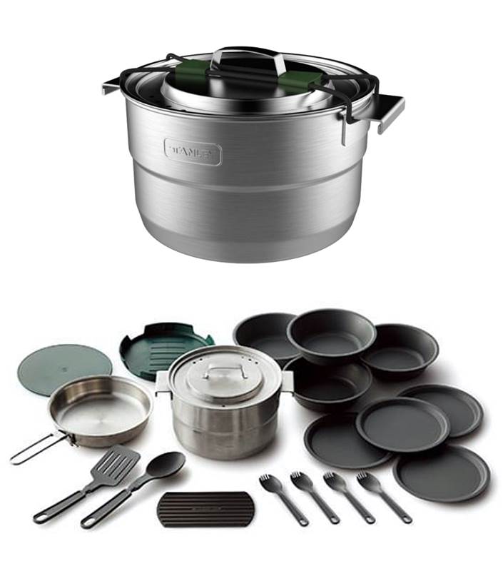 Stanley Base Camp Stainless Steel Cook Set - 21 piece