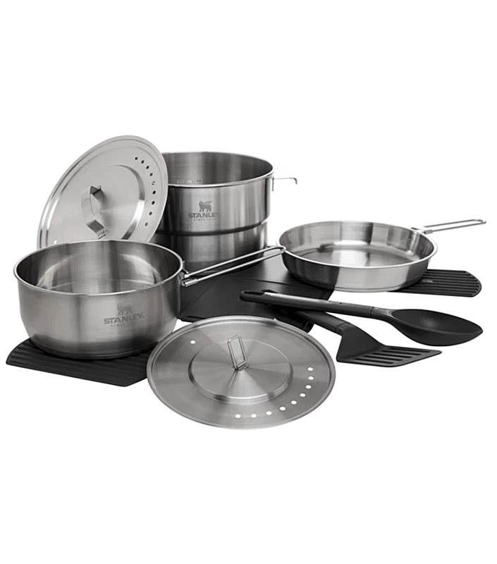 Stanley Pro Camp Stainless Steel Cook Set - 11 Piece