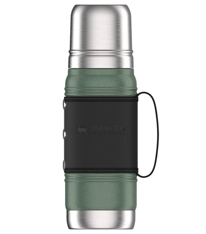  Stanley Quadvac 600ml Thermal Bottle / Flask - Hammertone Green