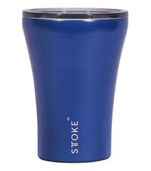 Sttoke Ceramic Reusable Coffee Cup 227ml - Magnetic Blue