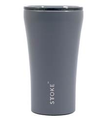 Sttoke Ceramic Reusable Coffee Cup 354 ml - Slated Grey