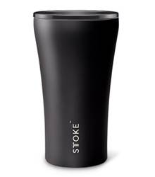 Sttoke Reusable Coffee Cup 12oz / 354ml Midnight Black (Limited Edition)