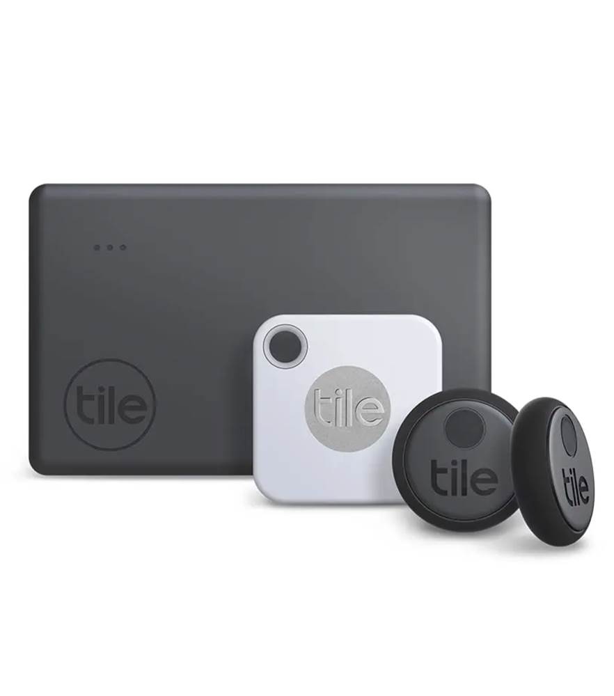 Tile Essentials Bluetooth Tracker Combo Pack 1 Mate 1 Slim And 2 Stickers By Tile Ti Re 24004 Ap
