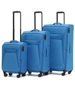 Tosca Aviator 2.0 - 4-Wheel Expandable Luggage Set of 3 - Blue (Small, Medium and Large)