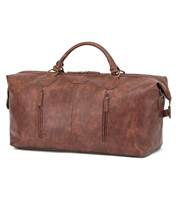 Tosca Vegan Leather 45L Duffle Bag - Large - Brown