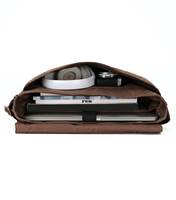 The fully lined interior features room for a 13” laptop as well as plenty of space to organise your essentials