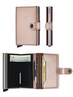 Secrid Miniwallet - Compact Travel Wallet - Metallic Rose - SC5519