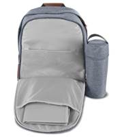 Included insulated bottle case and easy to clean changing pad