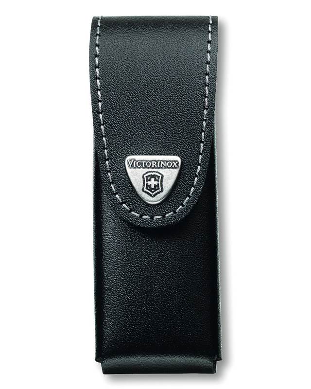 Victorinox Leather Belt Pouch for LockBlade and Tools 4-6 Layers with hook-and-loop fastener - Black