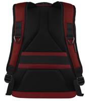 Padded adjustable shoulder straps and airflow channels ensure optimum carrying comfort