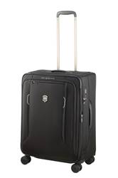  Victorinox Werks Traveller 6.0 - 63cm 4 Wheel Expandable Softside Medium Size Luggage - Black