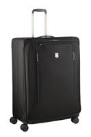 Victorinox Werks Traveller 6.0 - 78cm 4 Double Wheels Softside Huge Extra Large Suitcase 131 Litre Capacity - Black - 605414