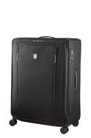 Victorinox Werks Traveller 6.0 - 78cm 4 Double Wheels Softside Huge Extra Large Suitcase 131 Litre Capacity - Black - 605414
