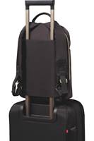 Rear pocket unzips to become a Pass-Thru trolley sleeve for easy travel with wheeled luggage