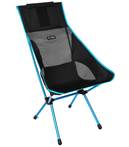 Helinox Sunset Chair - Lightweight Compact Camp Chair - Black / Cyan Blue Frame