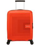 American Tourister AeroStep 55 cm Expandable Carry-On Spinner - Bright Orange