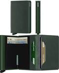 Secrid Slimwallet - Compact RFID Leather Wallet - Green